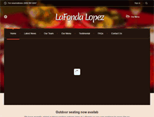 Tablet Screenshot of lafondalopez.com